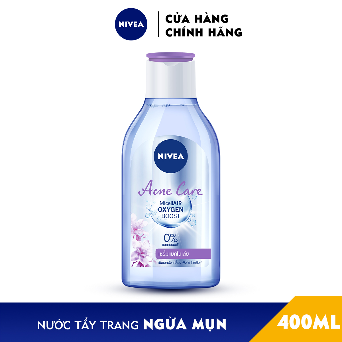 Nước Tẩy Trang NIVEA Ngừa Mụn Acne Care Micellar Water (400ML) - 80116