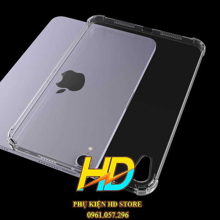 Ốp Lưng Dành Cho iPad Mini 6 iPad Mini 2021 Silicon Dẻo Trong Suốt Chống Sốc, Chống Va Đập, Có Gờ Bảo Vệ Camera, Hàng Cao Cấp