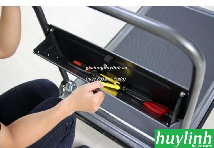 Xe kéo đẩy hàng 4 bánh sàn thép Advindeq HT-320 - tải trọng 320kg - Chính hãng