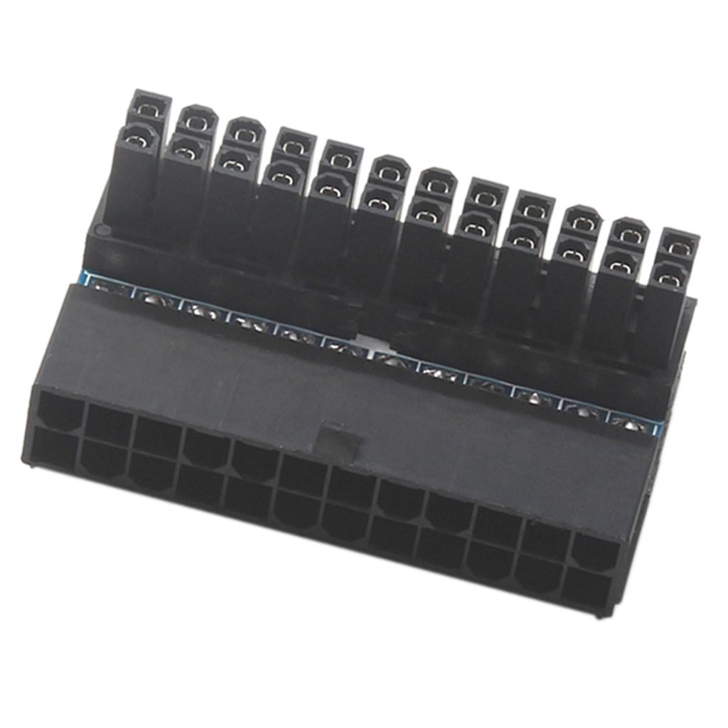 ATX 24Pin female to 24pin male right angle adapter for desktop power supply
