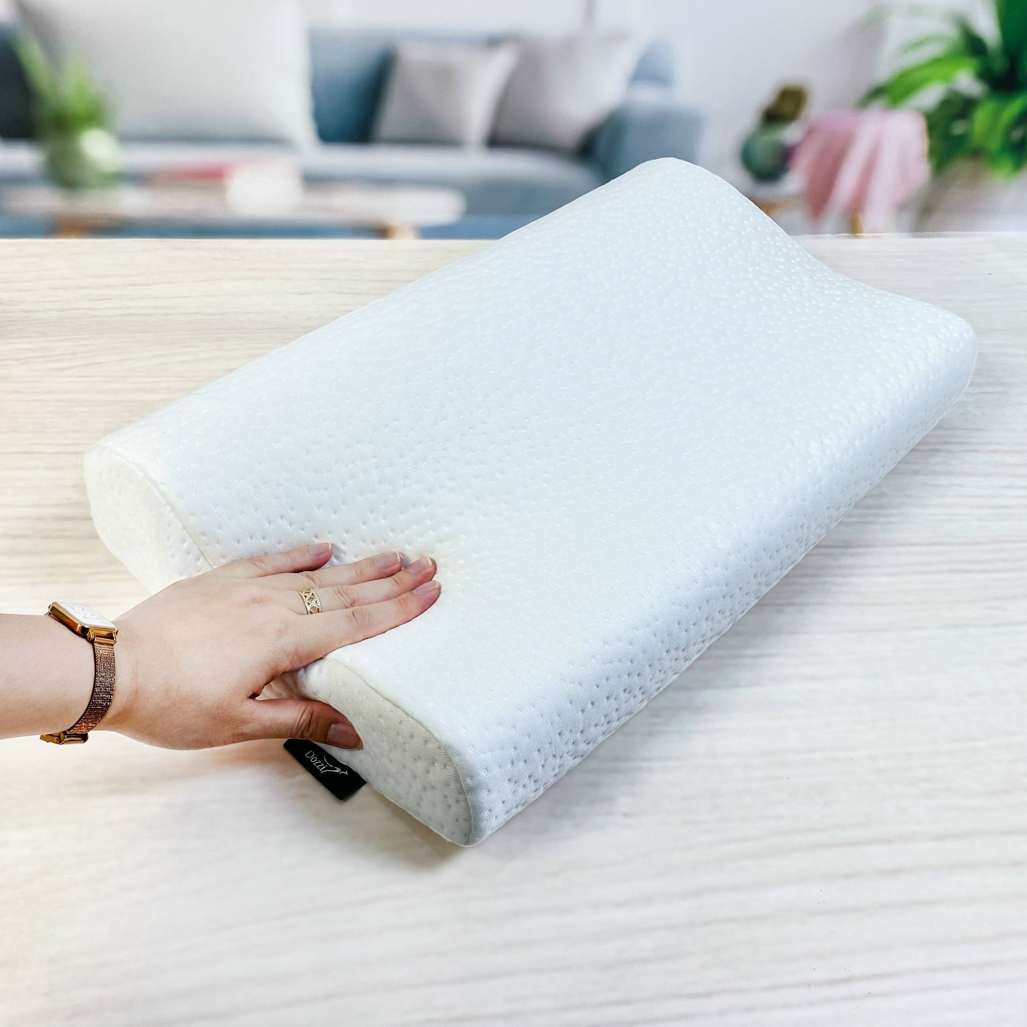 Gối Cao Su Non Ngủ Ngon MEMORY FOAM DOZZI DZB266 - Thương Hiệu Úc - Hàng Chính Hãng