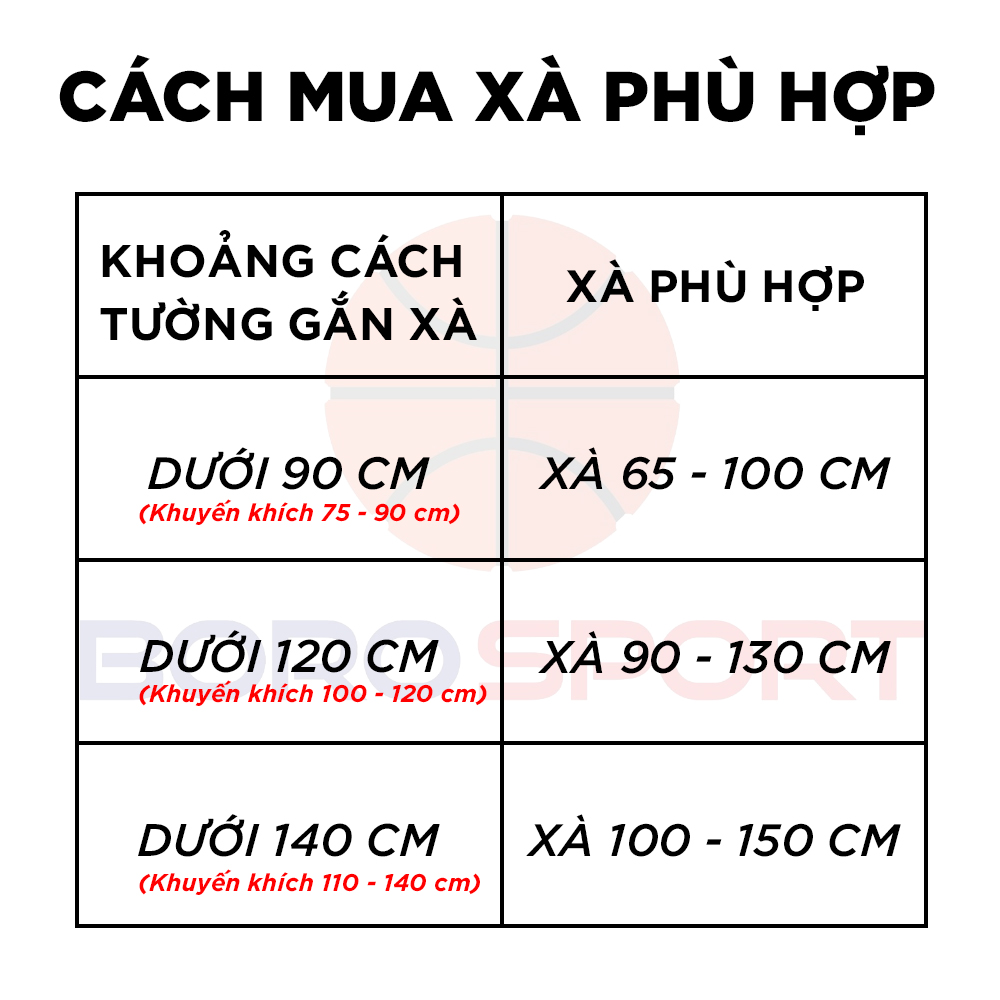 Xà đơn treo tường gắn cửa Cleacco bọc đệm PVC chống trượt BORO SPORT