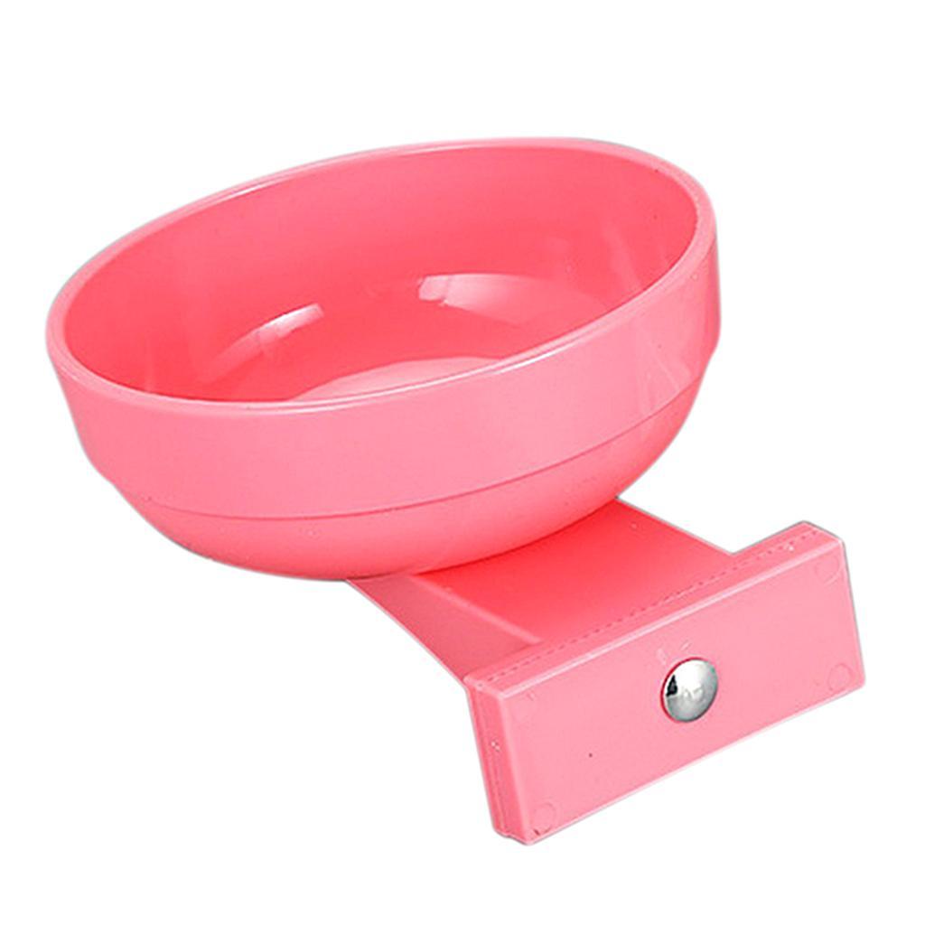 Pet Dog Cat Bowl Hang Stationary Cage Bowl Plastic Detachable Dog Bowl