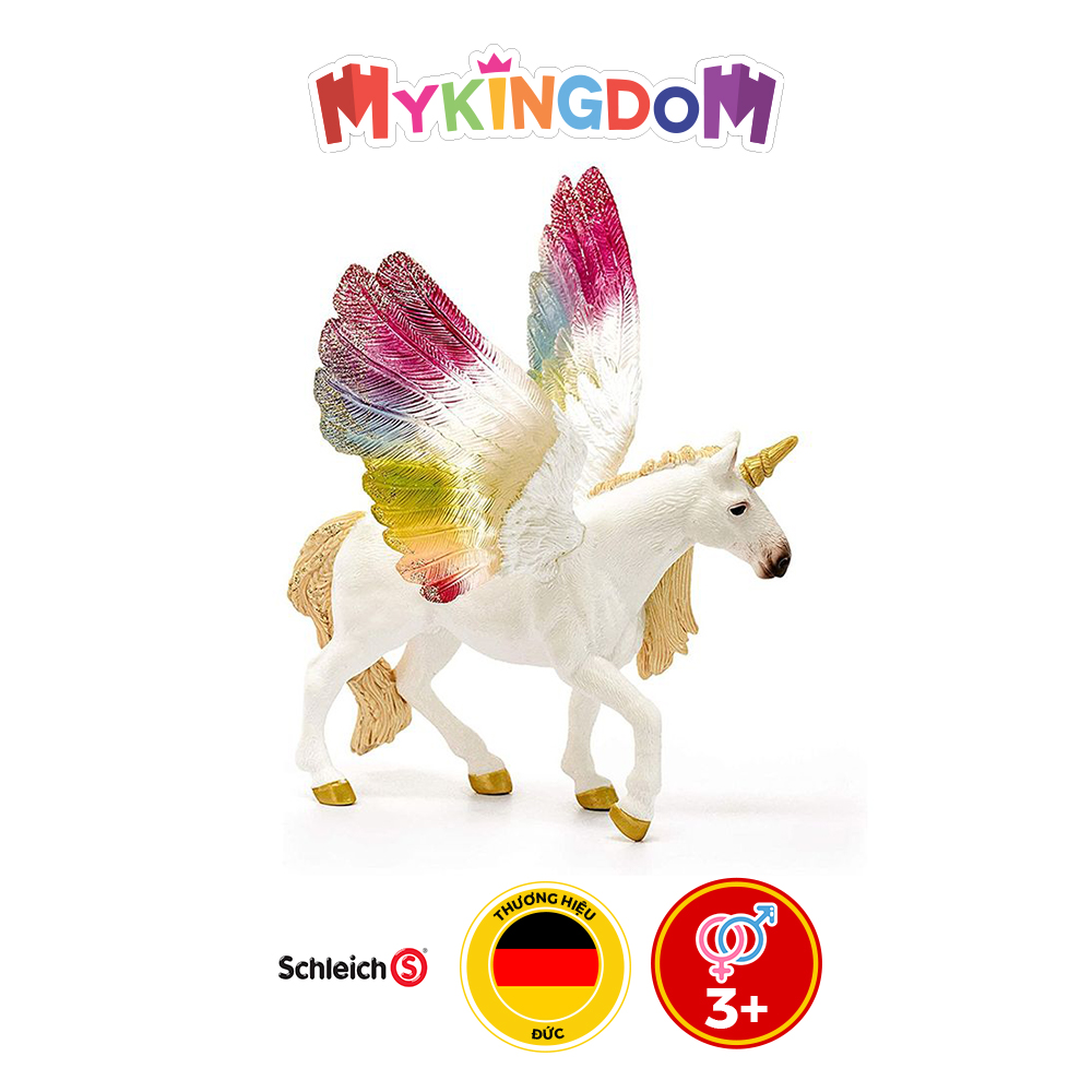 Đồ Chơi Mô Hình SCHLEICH Kỳ Lân Cầu Vồng Bayala 70576