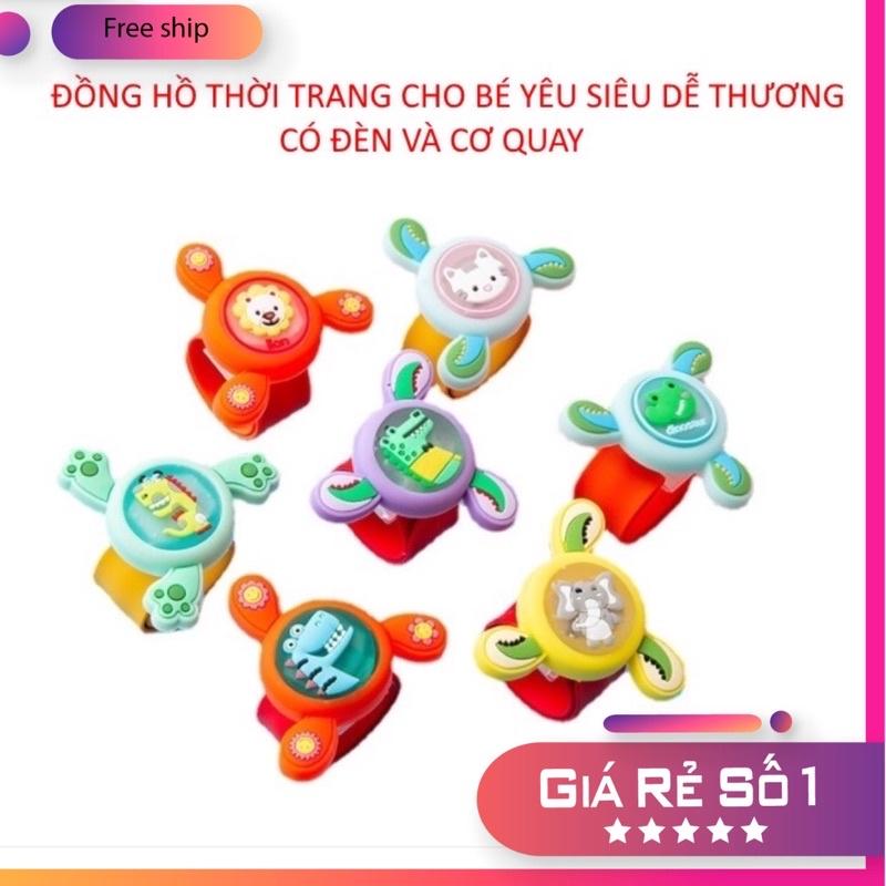 Đồng hồ cho bé có cơ quay - đồng hồ thời trang cho bé  có đèn phát sáng