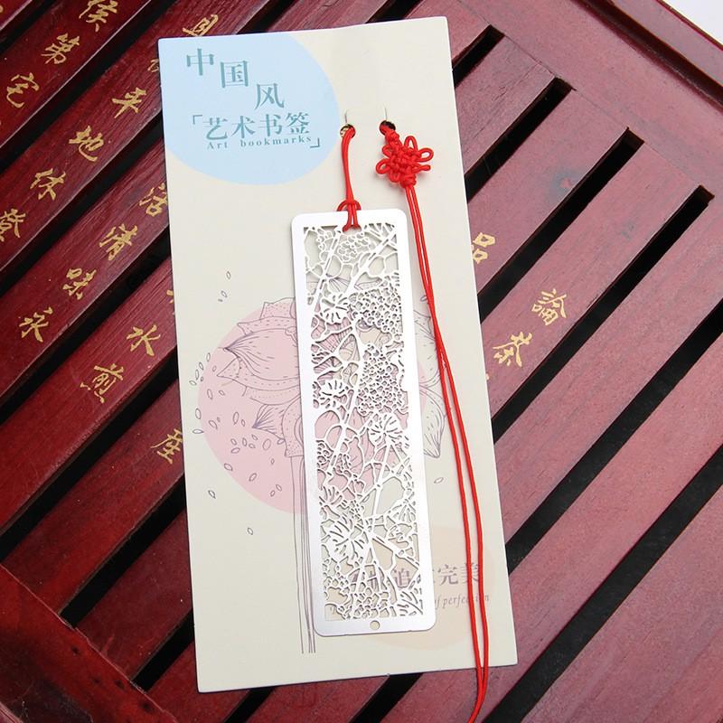 Bookmark phong cách Trung Quốc bằng thép không gỉ