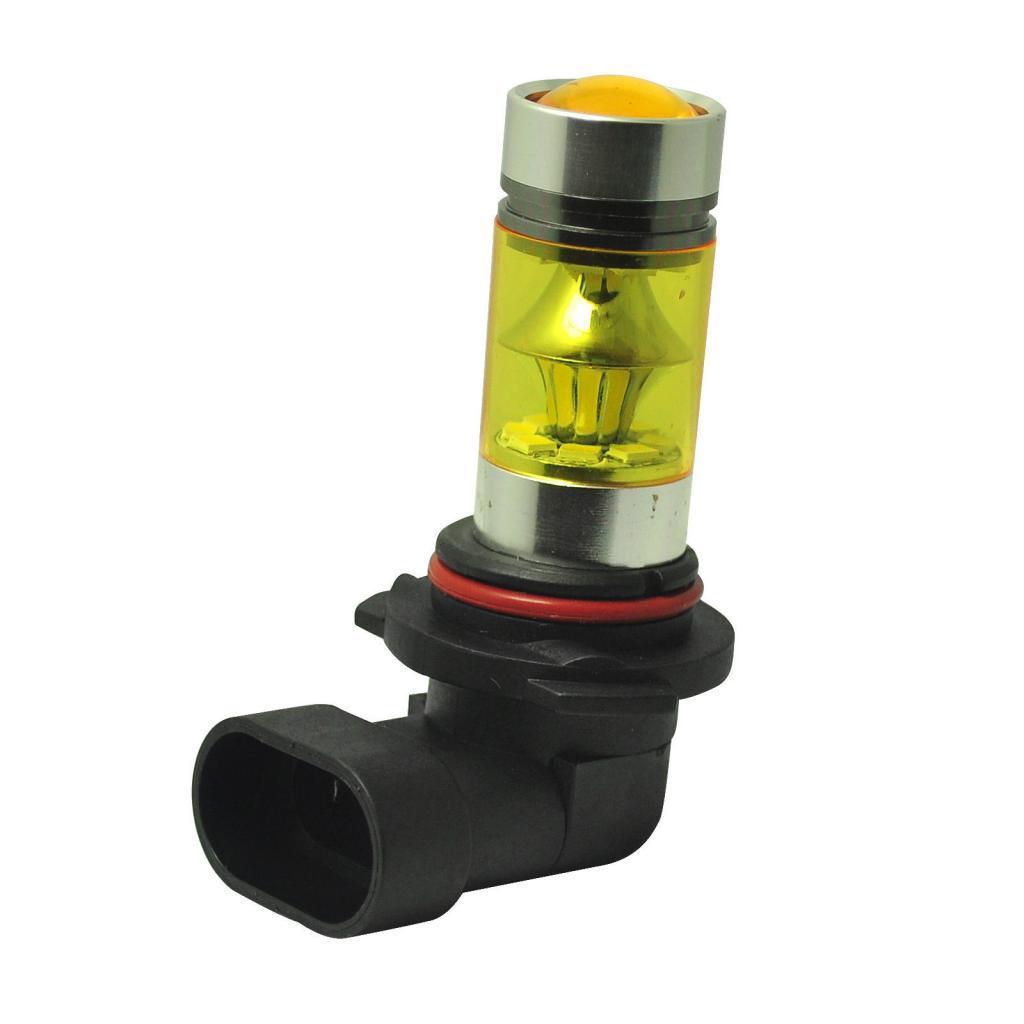 2x Mini Car H11 H8 LED 4300K Yellow 2323 Projector Fog Driving Light Bulb