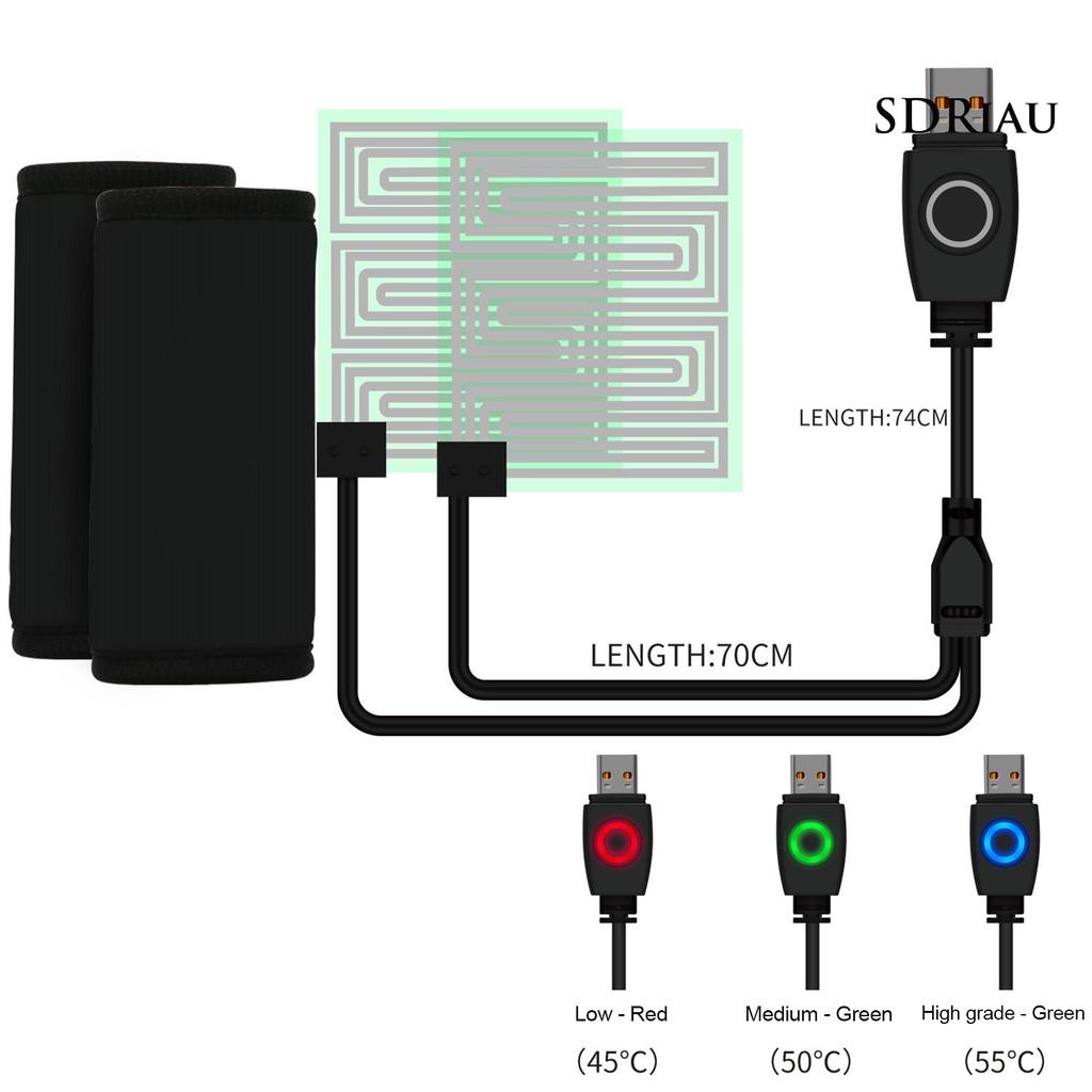 1 Cặp Bọc Làm Ấm Tay Lái Xe Máy Có Thể Tháo Rời Được