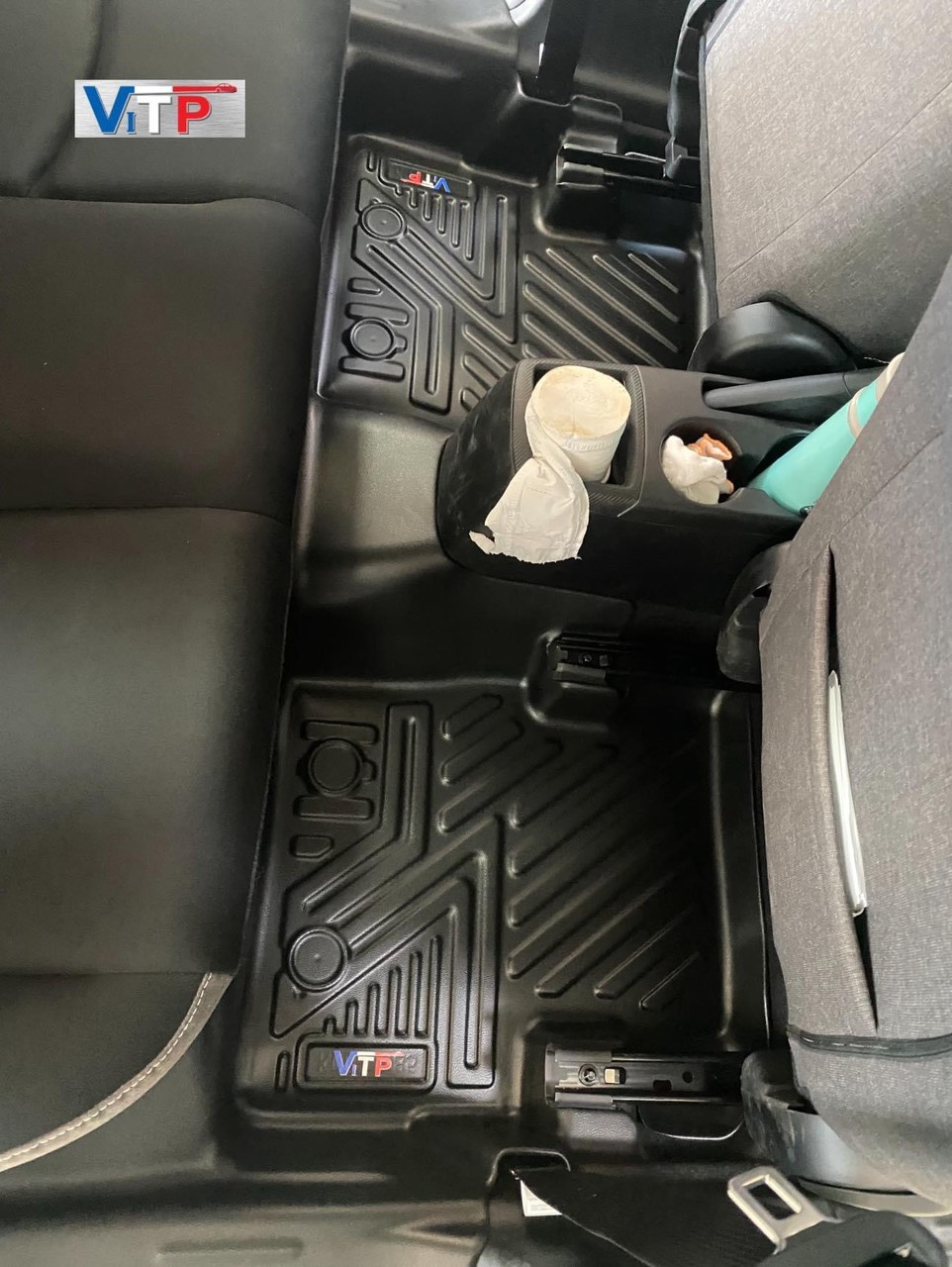Thảm sàn ViTP Nhựa 360 Full Tràn Viền Bậc Cửa Xe Mazda 2