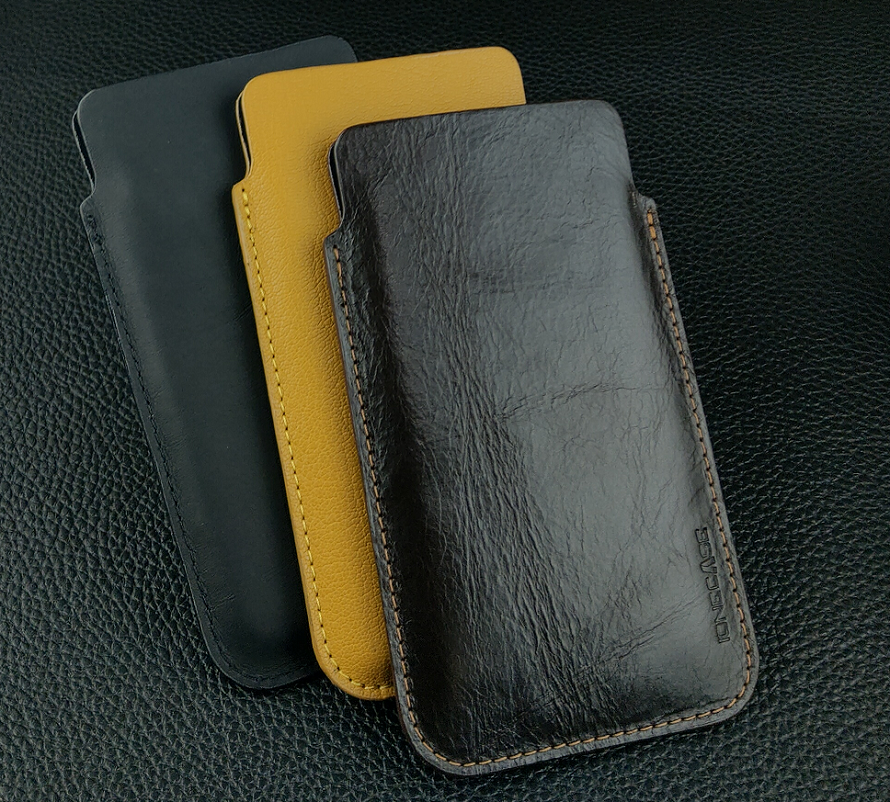 Bao da rút IONECASE cho điện thoại Note 10 plus, Note20 Ultra, Note 9, S21 Ultra Da Bò Thật mẫu 2