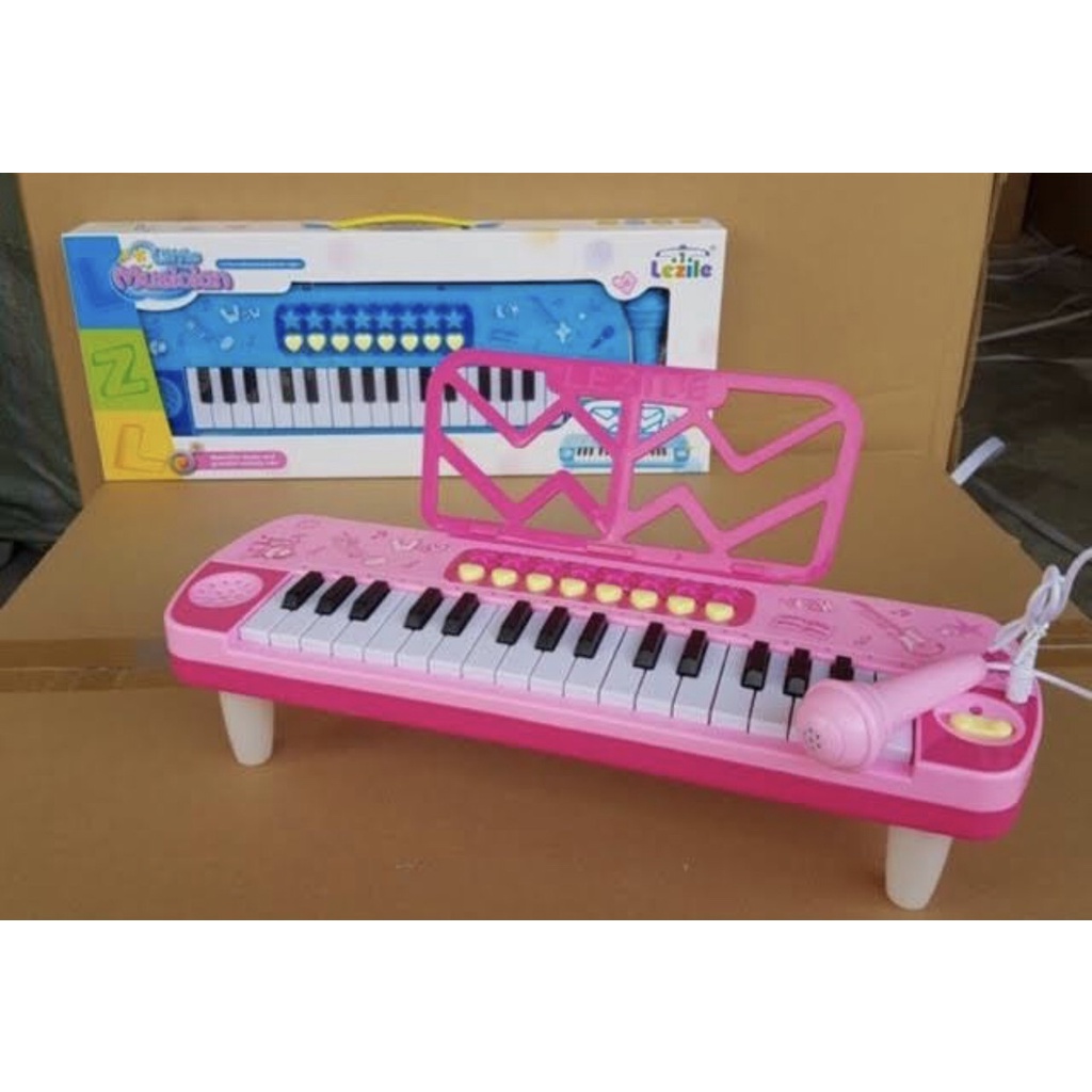 Đồ Chơi Đàn Piano Cho Bé Có Đèn Nhạc Và Micro Chuẩn Âm - Hàng chính hãng