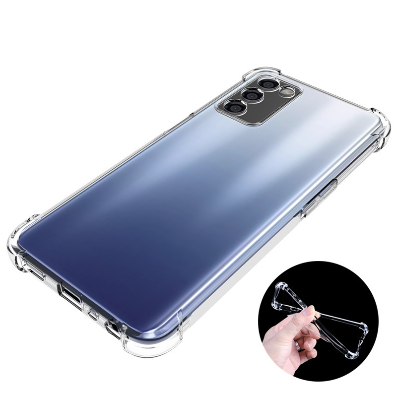 Ốp lưng dẻo trong chống sốc dành cho OPPO A55 4G - Hàng nhập khẩu