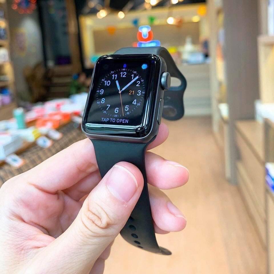 Miếng dán kính cường lực Full màn hình 3D BASEUS cho Apple Watch - Hàng nhập khẩu