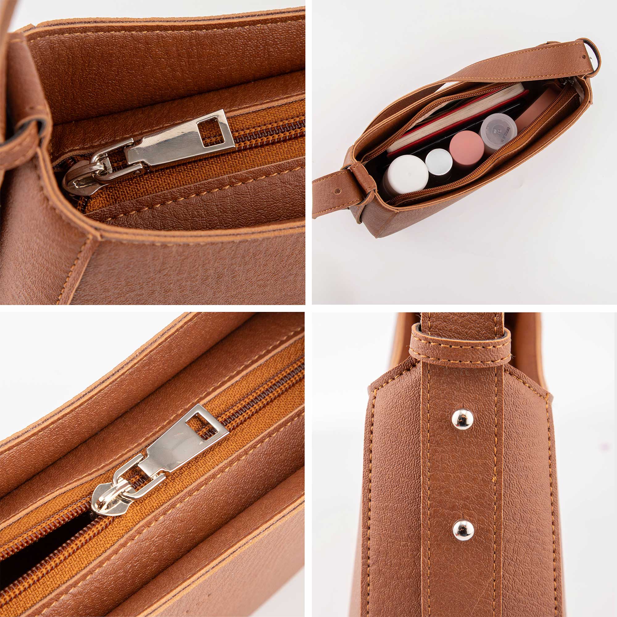 Túi Trita ( Thời trang nữ kiểu dáng hình thang sang trọng - Túi đeo vai da RHN178 )