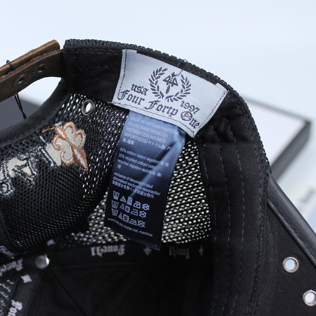 Nón nam, mũ lưỡi trai Ông Địa lá bài vua phối vải jeans form đẹp thời trang đường phố