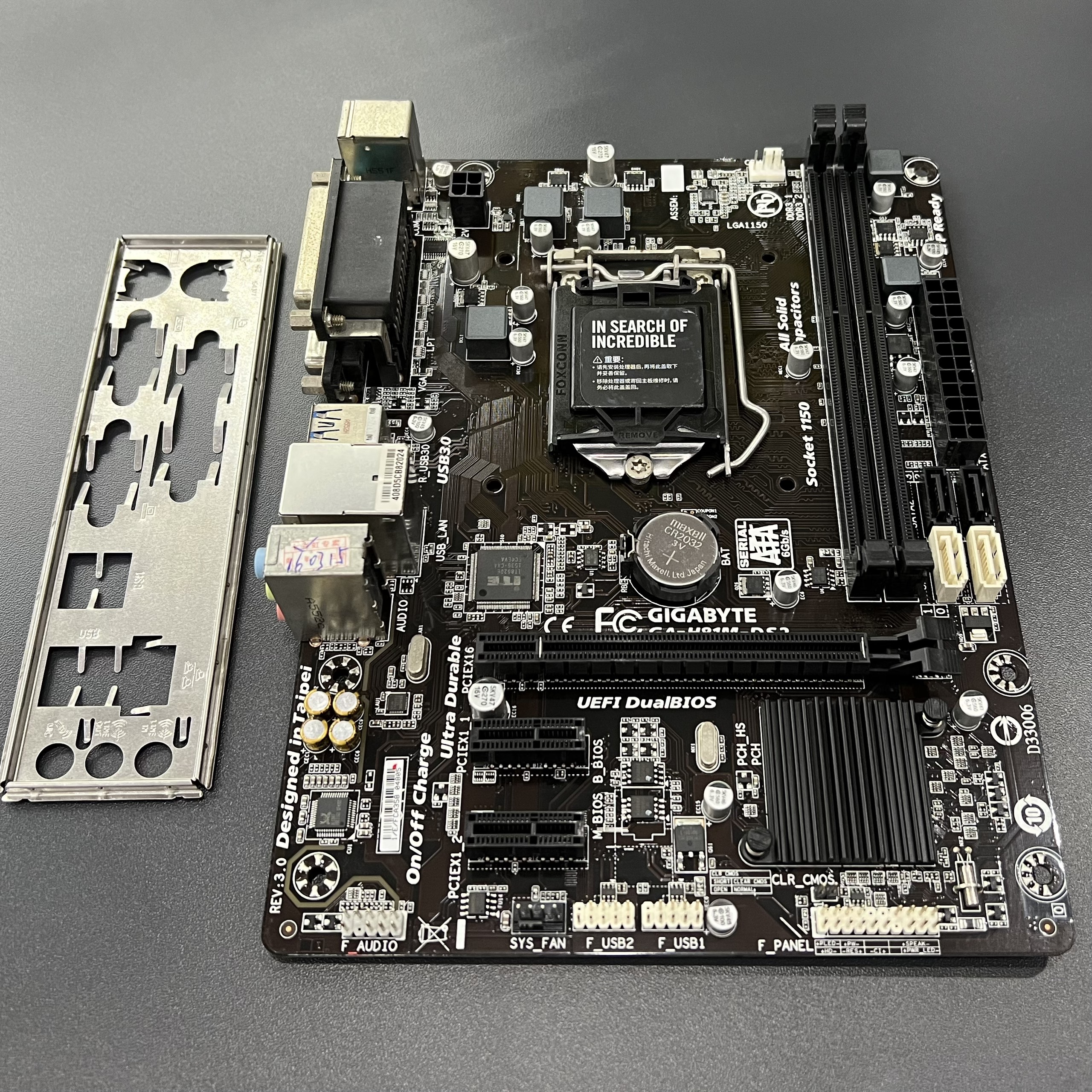 Mainboard GIGABYTE H81-DS2 Ver 3.0 Socket 1150 - Hàng máy lạnh đẹp keng- Hàng Chính Hãng