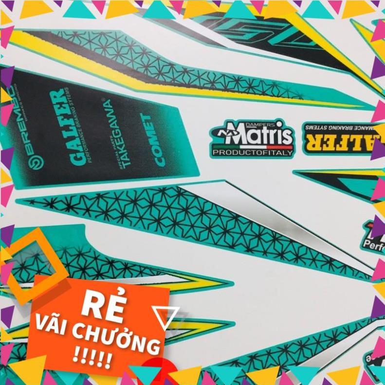 Tem rời Winner V1 xe xanh ngọc