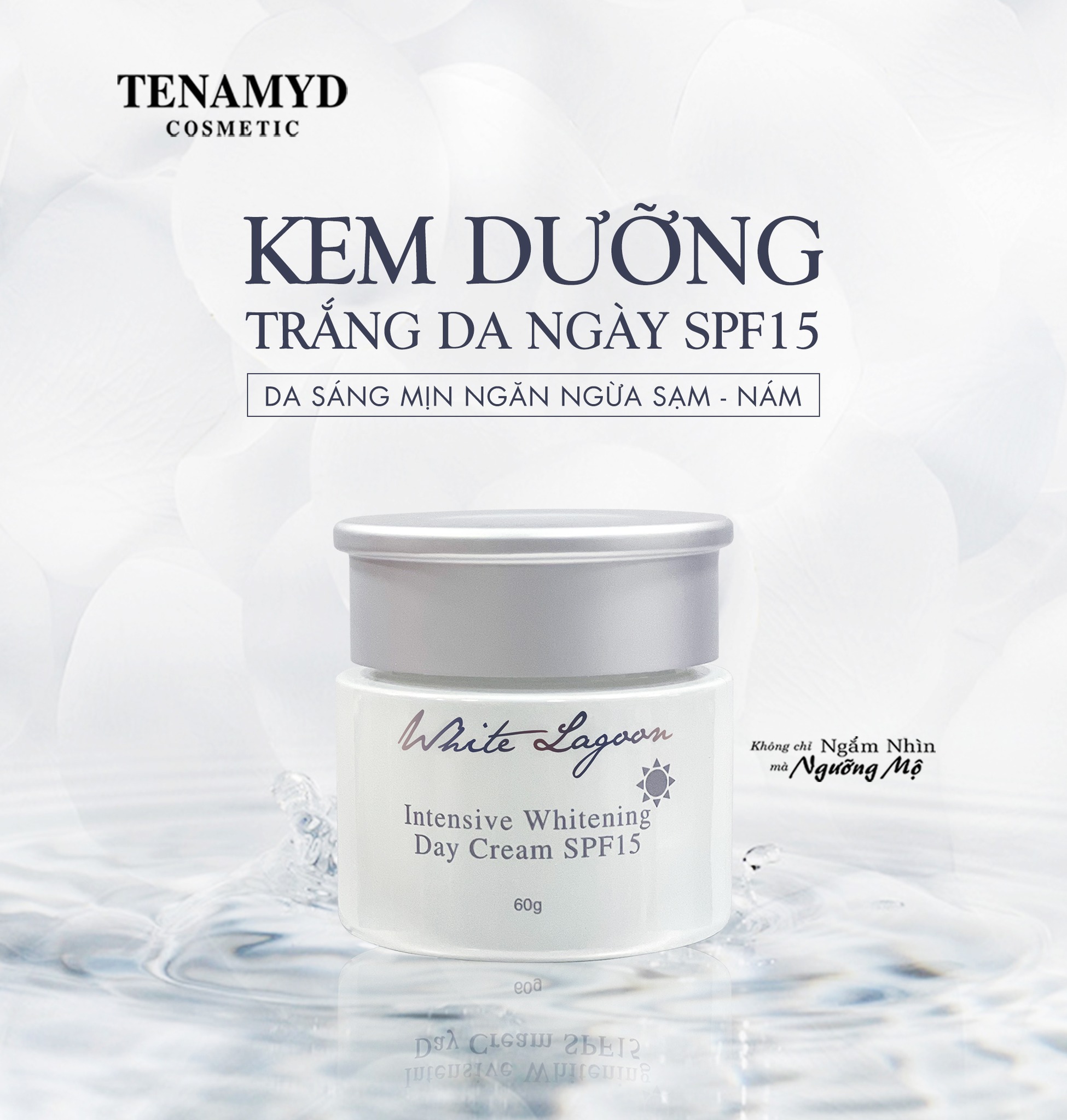 Kem Dưỡng Trắng Da TENAMYD White Lagoon Day & Night Cream 60g
