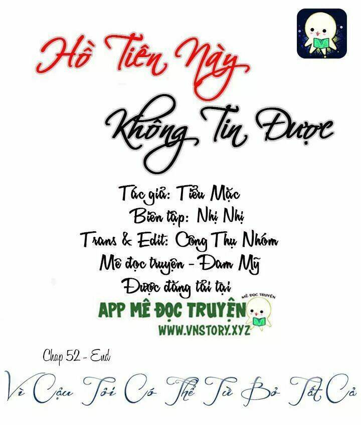 hồ tiên này không tin được chapter 52 2