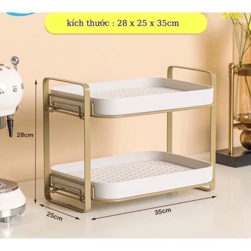 Kệ úp cốc 2 tầng đa năng