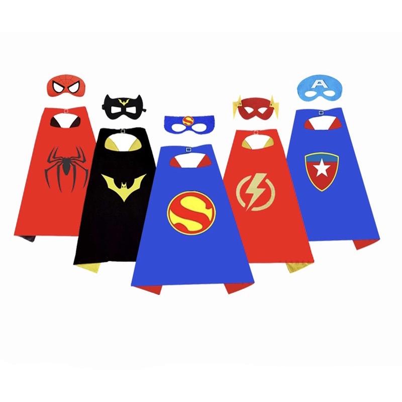 &lt;SIÊU XỊN - GIÁ BAO RẺ&gt; Set áo choàng mặt nạ siêu nhân - siêu anh hùng cho bé