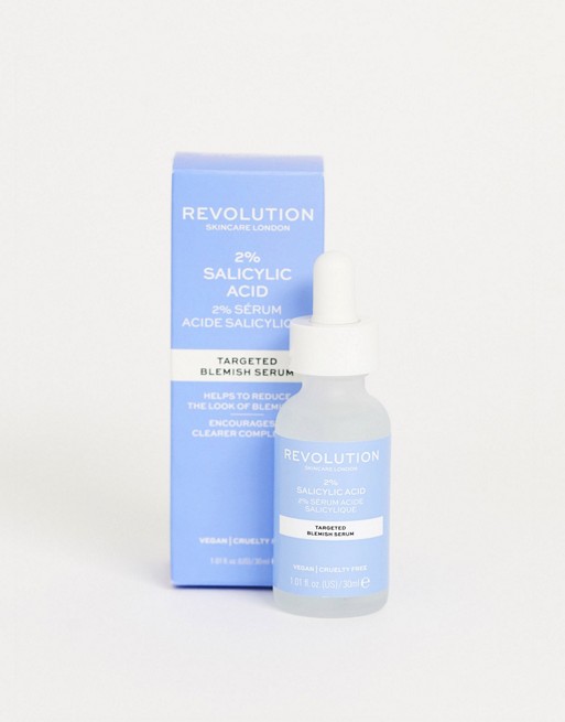 Tinh chất BHA kháng mụn Revolution Skincare 2% Salicylic Acid Targeted Blemish Serum 30ml