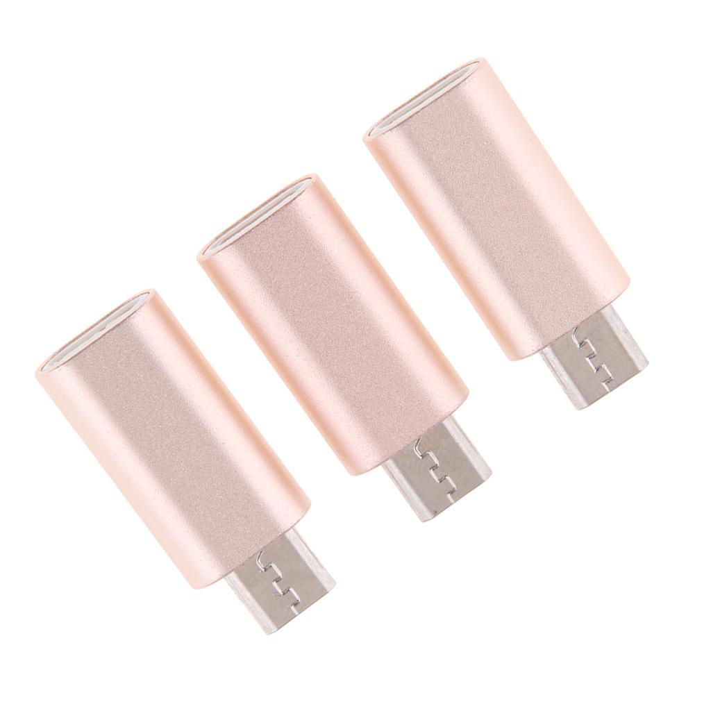 3Piece Micro USB Converter Adapter Charge Data Sync for iPhone