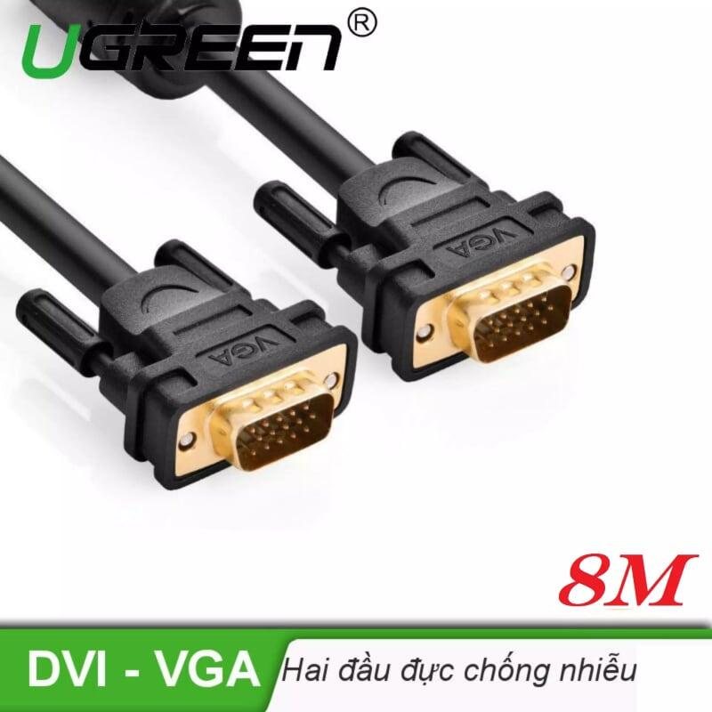 Ugreen UG11640VG101TK 8M màu Đen Cáp tín hiệu 2 đầu VGA - HÀNG CHÍNH HÃNG