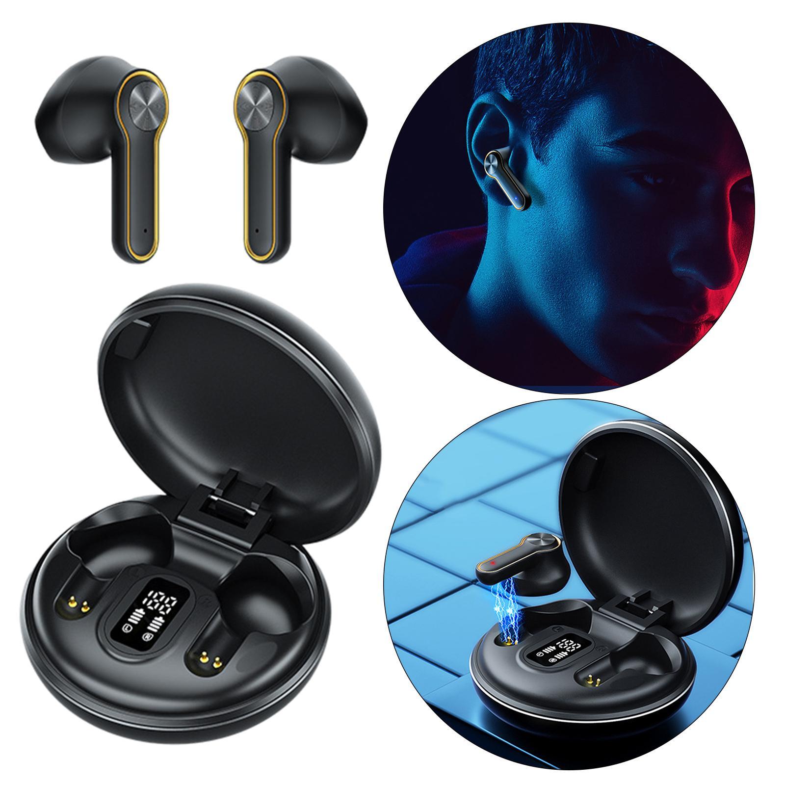 Wireless Bluetooth 5.0 in-Ear Gaming Earbuds, Cool , Low Latency, Gaming Earphones, Touch Control w/Mic for Running Sport Fitness Stereo Bass