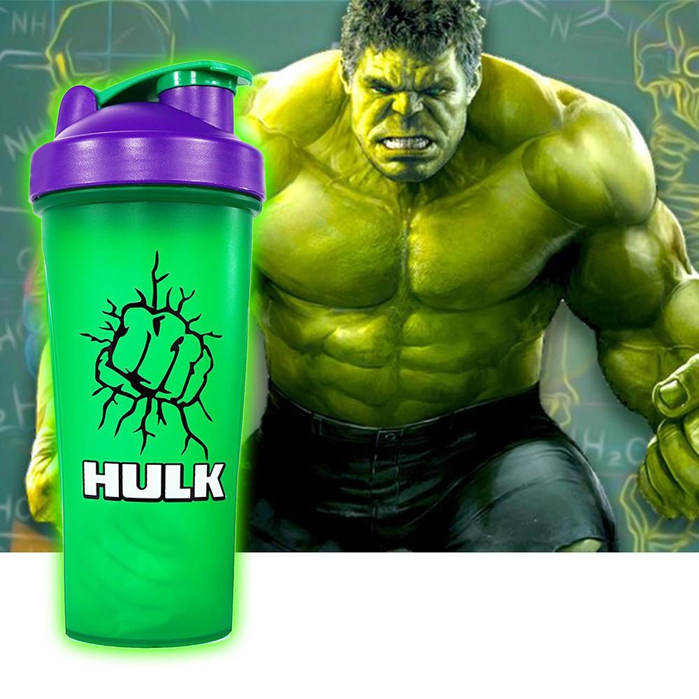 Bình Lắc  thể thao tập Gym Siêu Anh Hùng 600ml