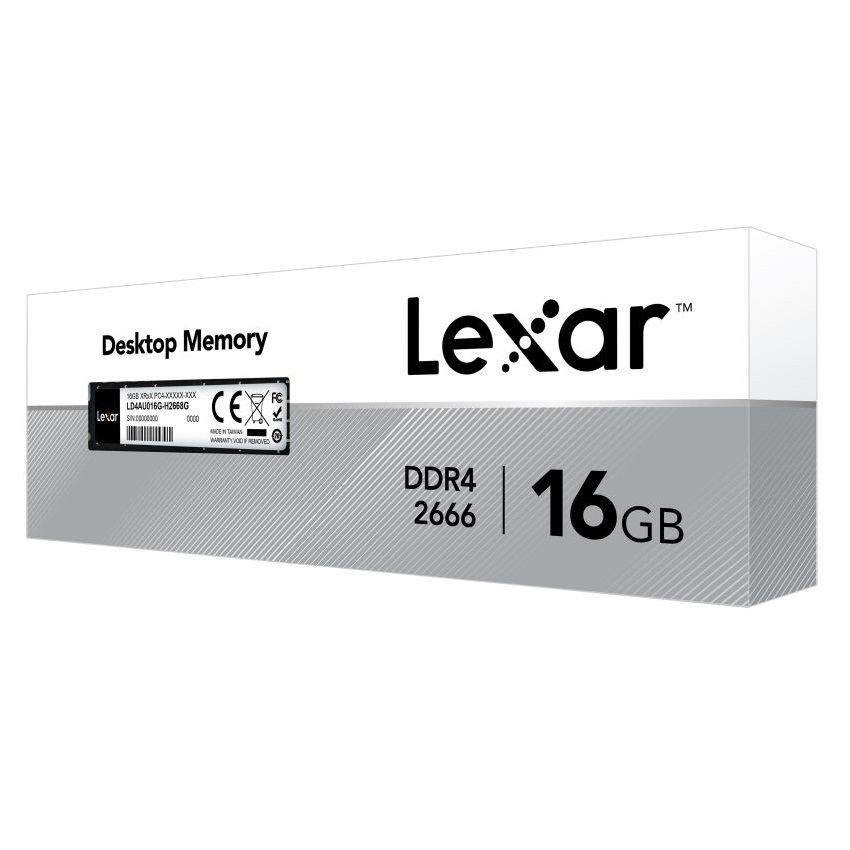 Bộ nhớ RAM Desktop Lexar 16GB/2666 LD4AU016G-R2666G - Hàng Chính Hãng