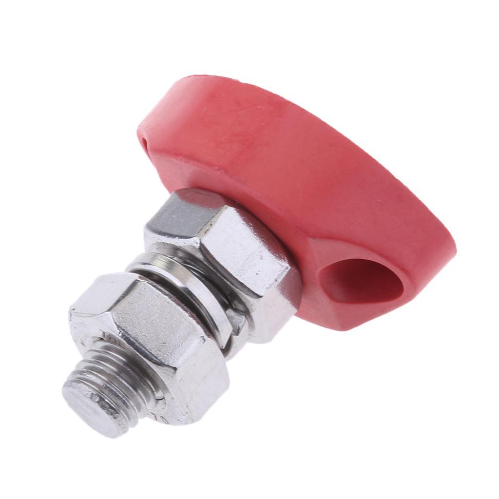 Red Junction Block Insulated Terminal Single Stud 6mm/8mm