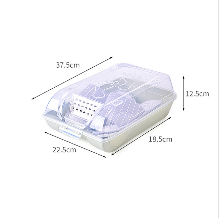 Combo 2 Hộp Đựng Giày THAFA Có Nắp Đậy Trong Suốt chọn màu