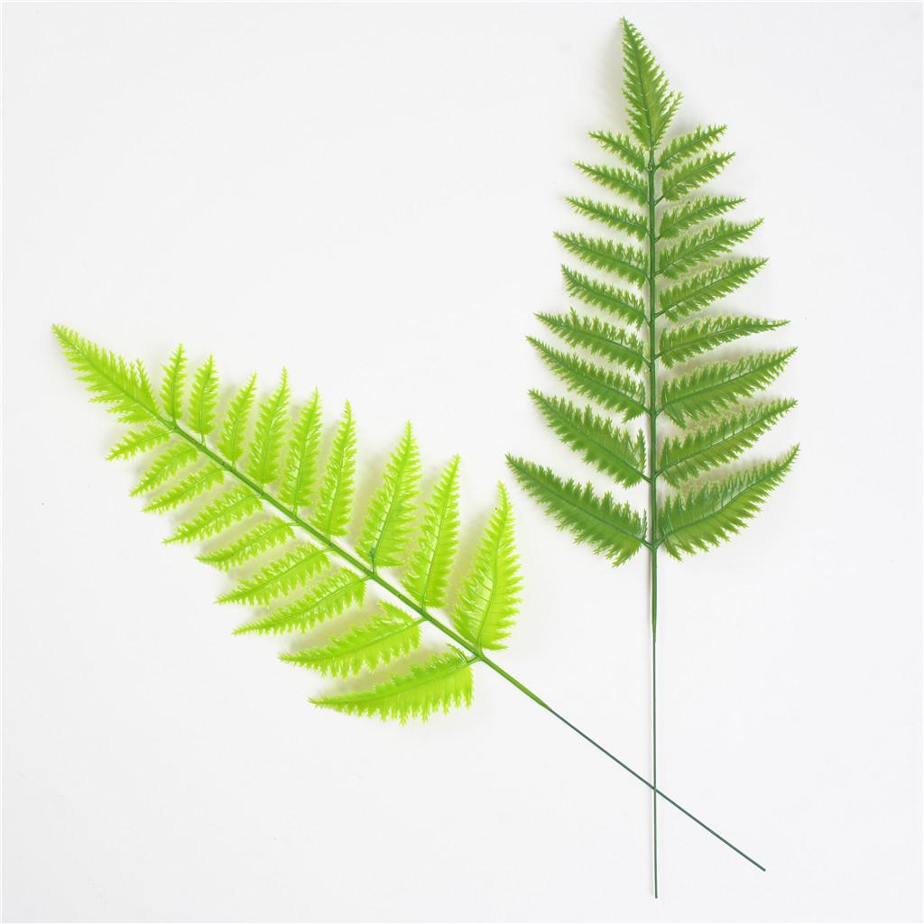 Fake Plants Fern Green Leaf Home Garden Decor