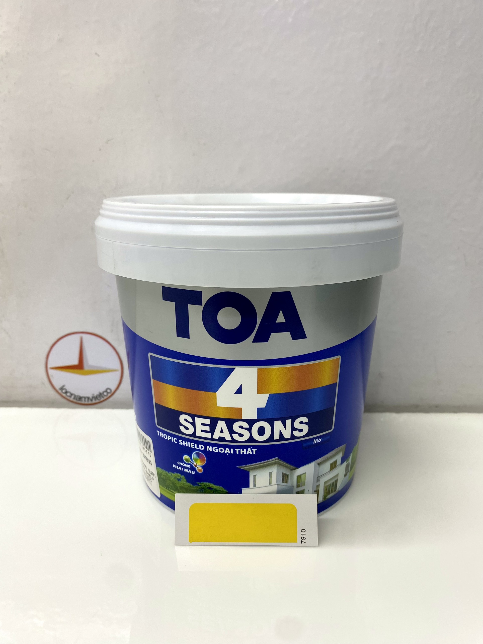 Sơn phào chỉ trong và ngoài nhà Toa 4 Seasons Tropic Shield màu vàng C- 7910_1L