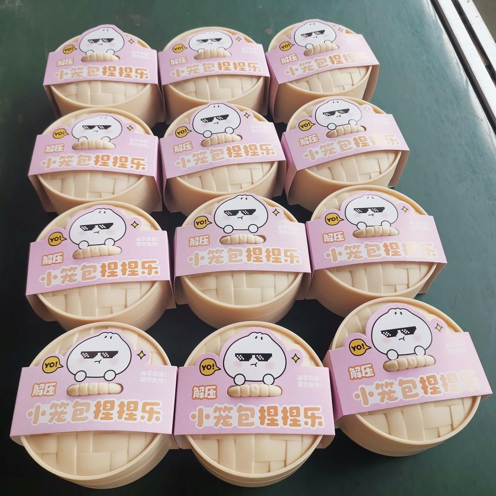 Bánh Bao Squishy Mochi Đồ Chơi Xả Stress Giảm Căng Thẳng Bóp Mềm Thích Tay