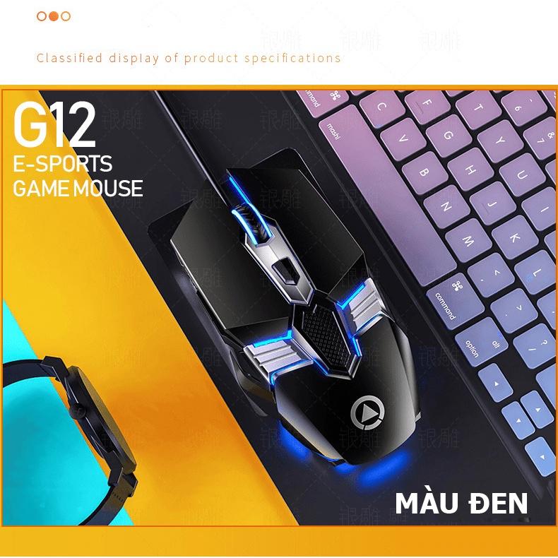 Chuột chơi game có dây YINDIAO G12 đèn led 7 màu