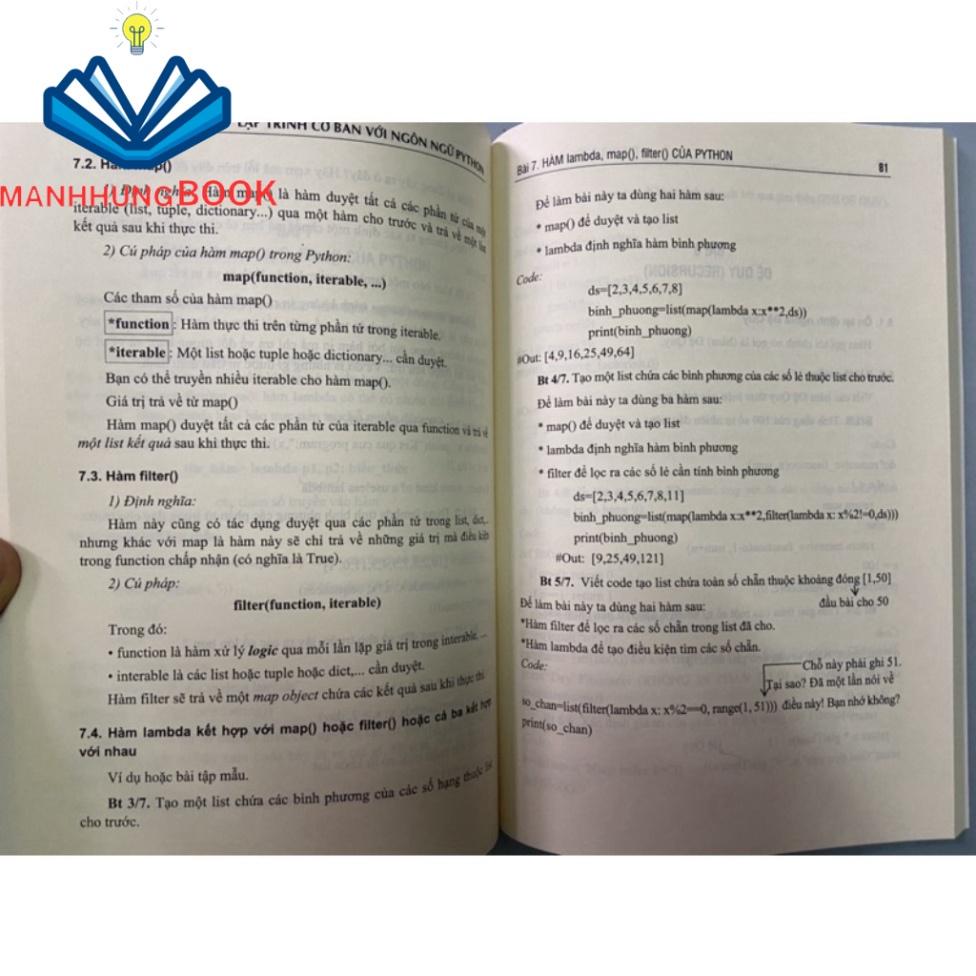Sách - Bài tập lập trình cơ bản với ngôn ngữ Python