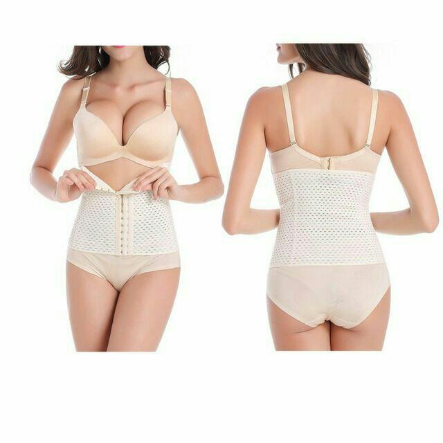 Gen nịt bụng 4 xương chống cuộn có nấc cài