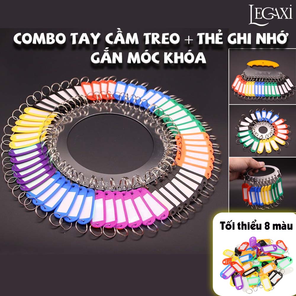 [COMBO] Móc Treo Kèm Thẻ Ghi Nhớ, Tay Cầm Giữ Chìa Khóa Thẻ Ghi Chú Tay Nắm Số Thứ Tự Đánh Dấu Phòng, Tầng Legaxi