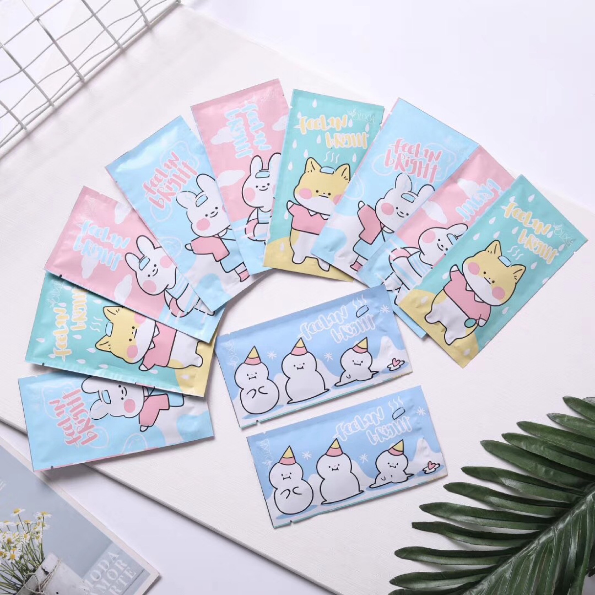 Combo 4 túi miếng dán làm mát hạ nhiệt mùa hè