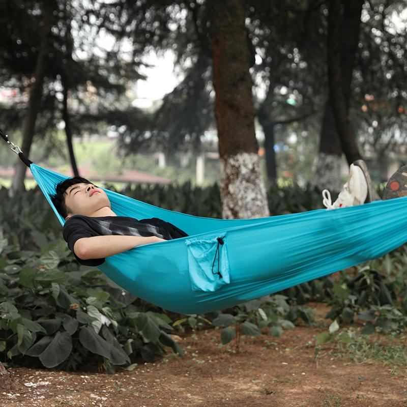 Ngoài Trời Đơn Võng Với Trang Bị Cắm Trại Treo Ghế Ký Túc Xá Phòng Ngủ Dù Nylon Giải Trí Thảm Xoay