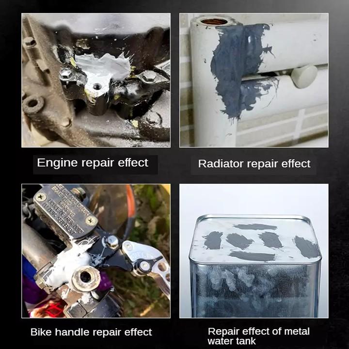 Keo AB chịu nhiệt 100gr ️FREESHIP️ keo dán sắt siêu dính - keo vá vết nứt vết thủng kim loại siêu chắc