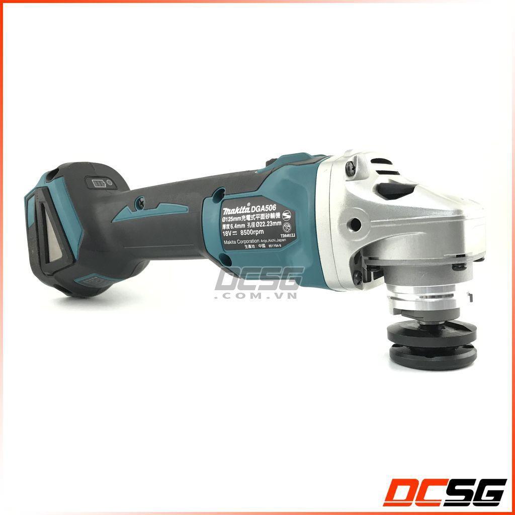 Máy mài góc 125mm dùng pin 18V Makita DGA506Z