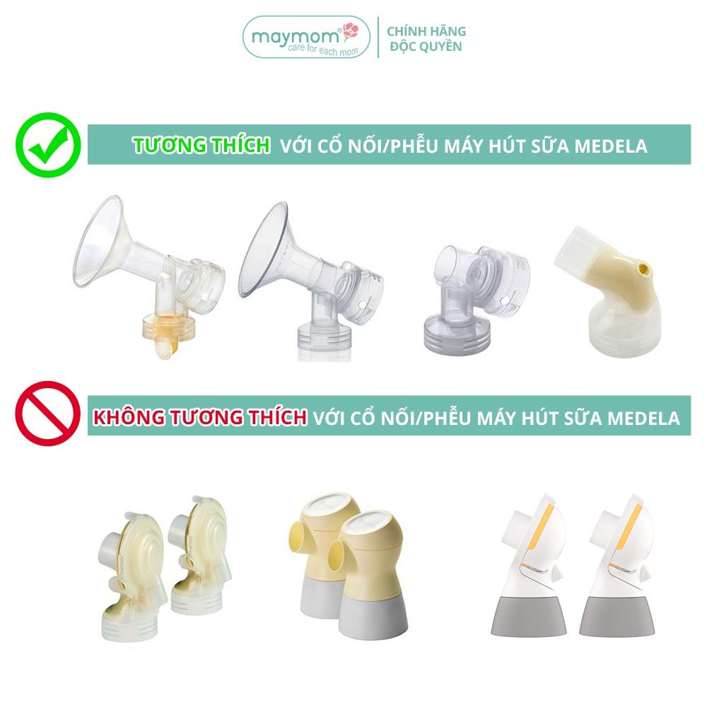 Nút Chuyển Đổi Maymom, Giúp Chặn Sữa Ngắn Thành Chặn Sữa Dài, Kết Nối Được Với Cổ Nối Phễu Cổ Hẹp