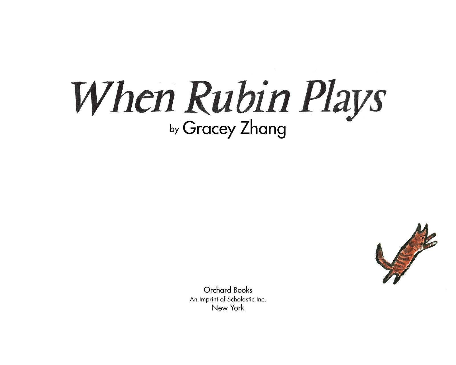 Sách ngoại văn: When Rubin Plays
