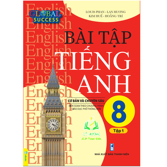 Sách - Bài Tập Tiếng Anh 8 Cơ Bản Và Chuyên Sâu Tập 1
