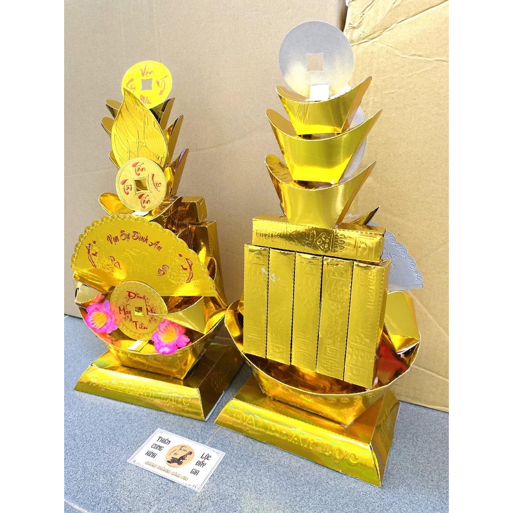 Vang Quạt Thu Hút Tài Lộc Trưng Bàn Thờ Gia Tiên Ngày Tết Hằng Năm - Nhang Đèn Thiên Lộc