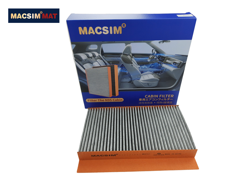 Lọc gió điều hòa/cabin cao cấp Macsim N95 xe ô tô Porscher Touareg - 2011 -2016