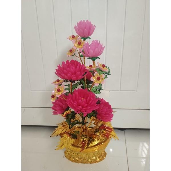 Chậu hoa để bàn cao 45cm